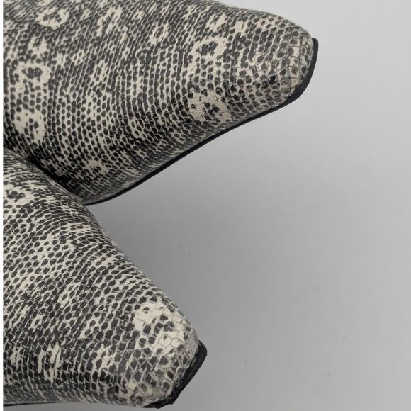 Jeffrey Campbell Creativity Slingback Pump Black/White Lizard Size US9.5 EU41 - Picture 8 of 13